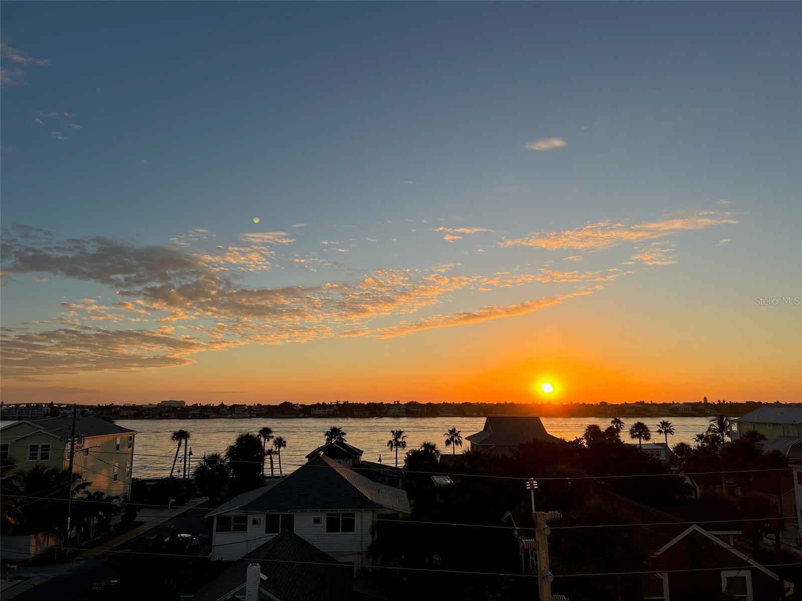 Sunrise over Intracoastal from bedrooms