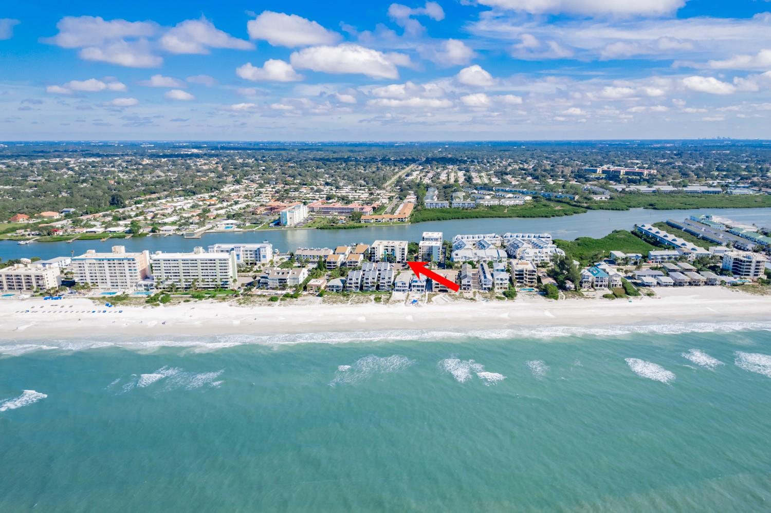 Aerial from Gulf Beaches