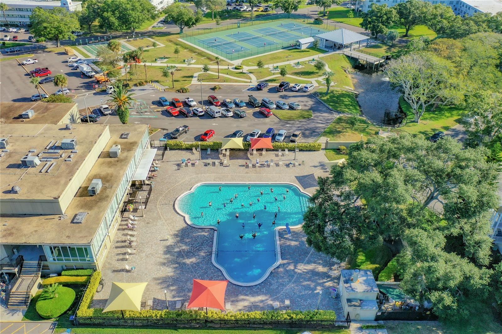 Recreation building - large community pool