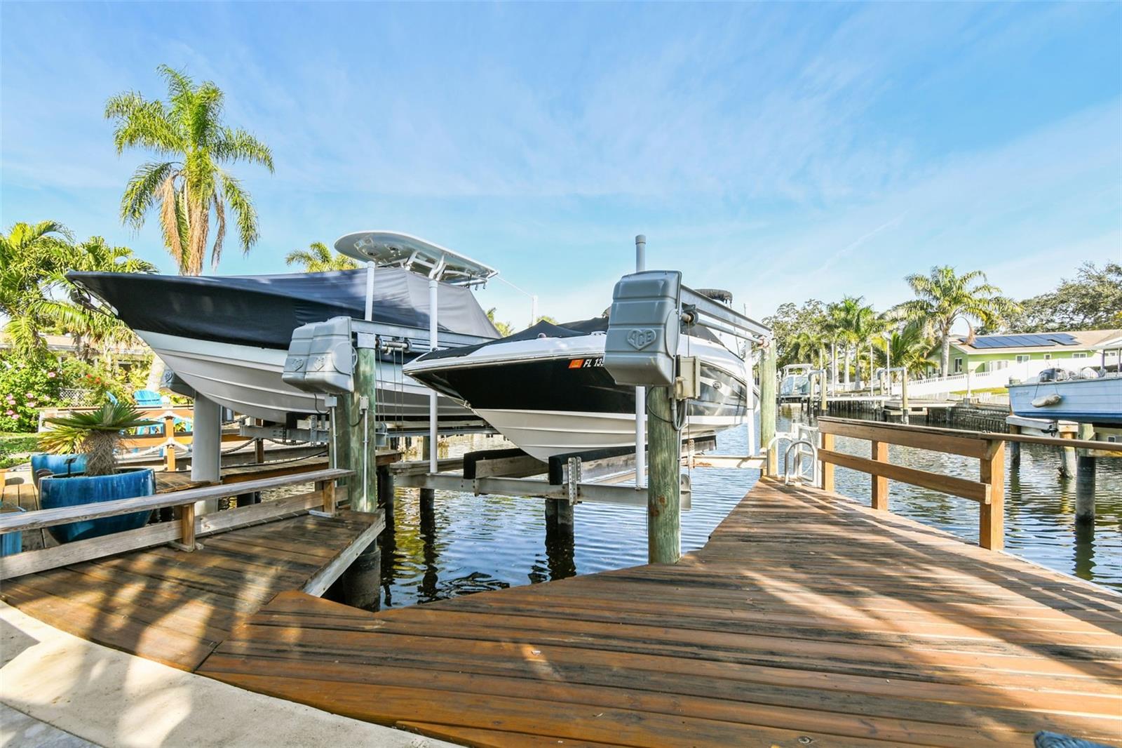 Boat Lift with Dock