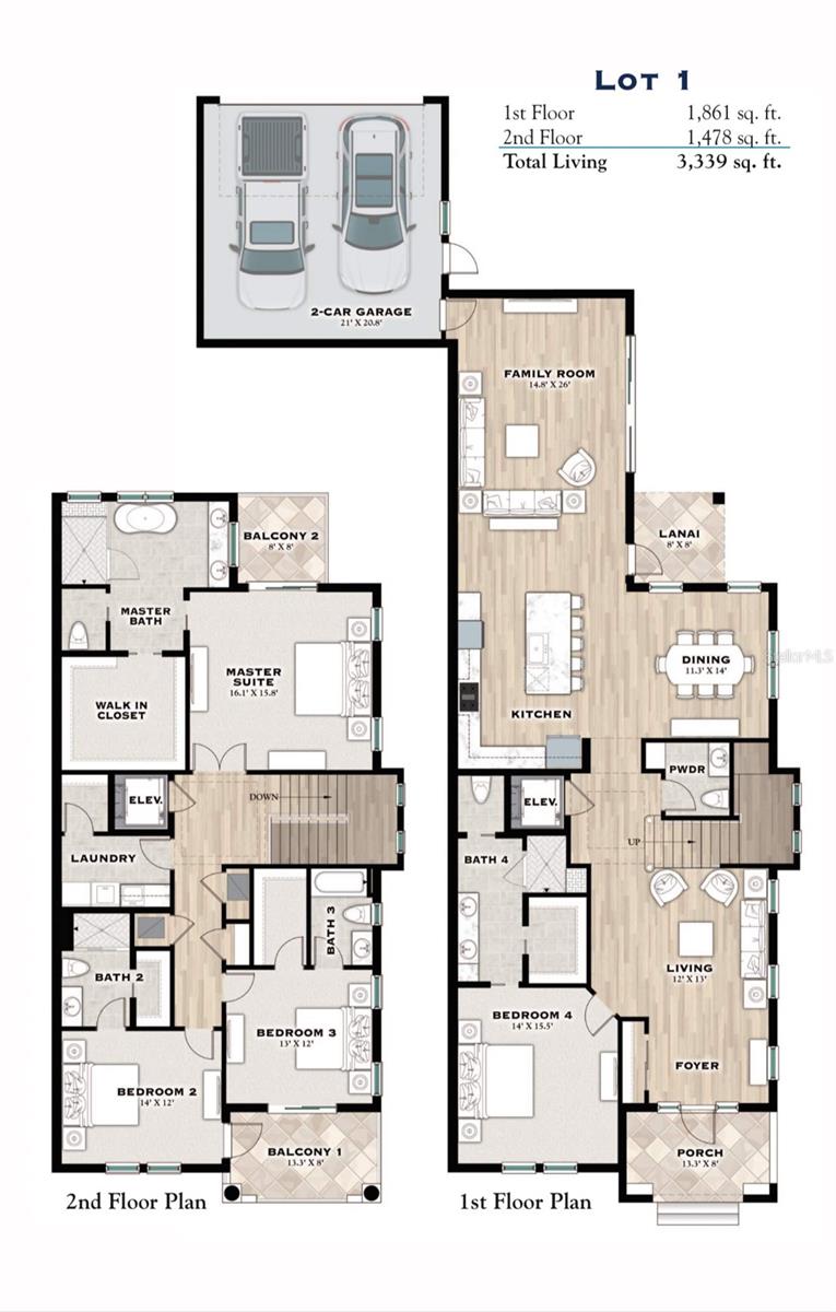 Two-story Floor Plan