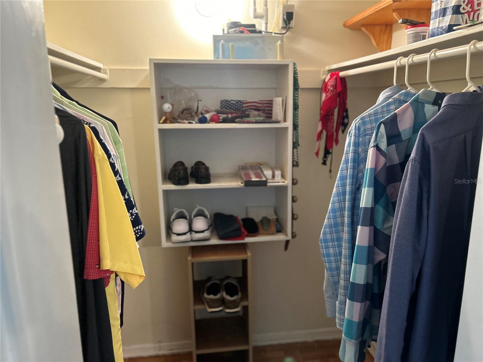 primary walk in closet