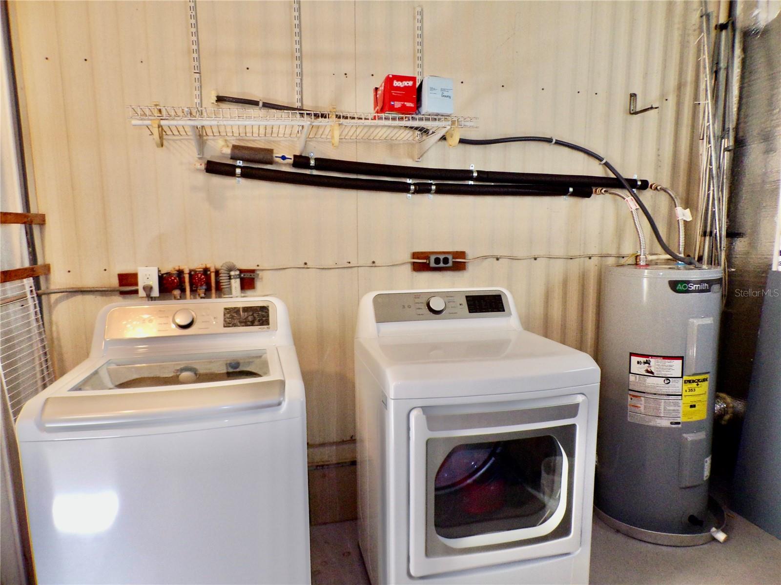 New water heater, washer & Dryer