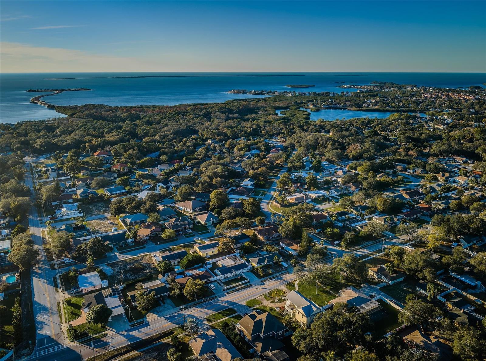 AERIAL FACING NORTH WEST / ANCLOTE RIVER