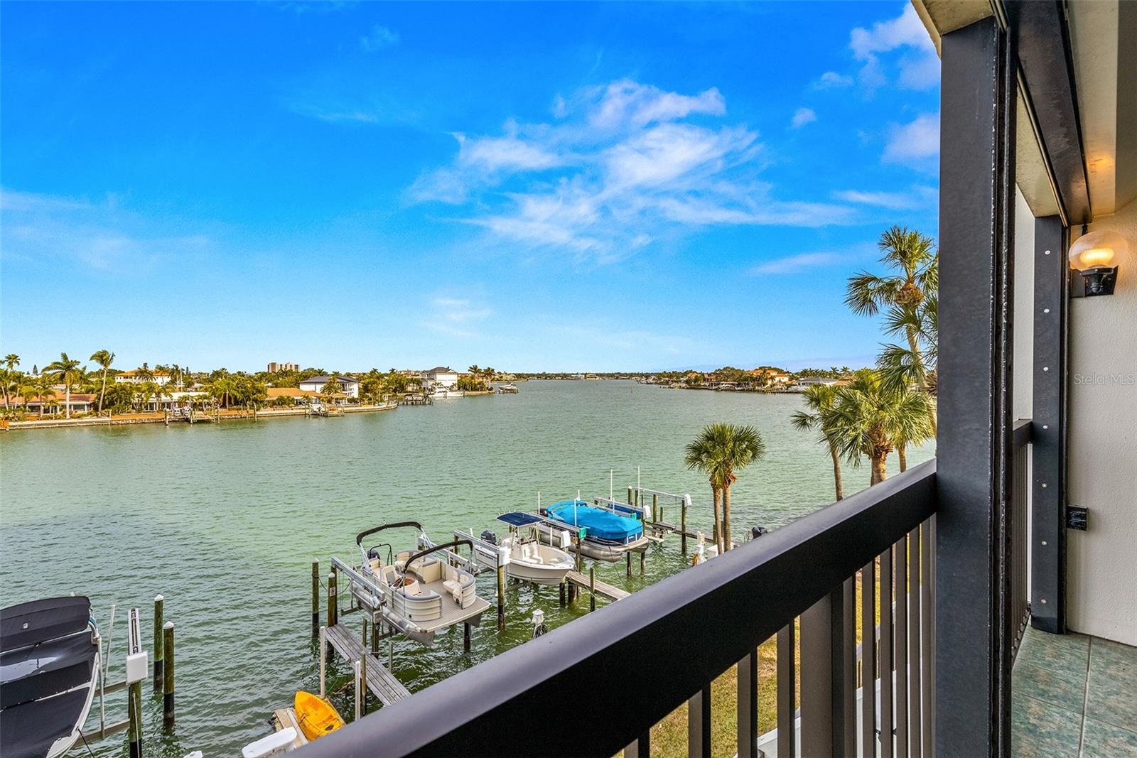 View down the Intracoastal Waterway from Balcony