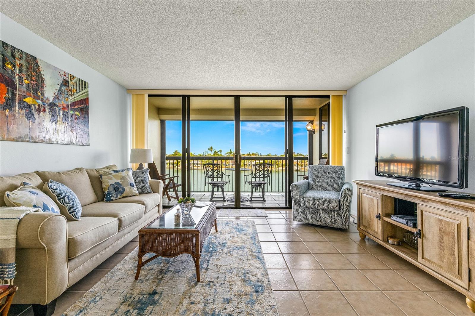 Main Living area with a Waterfront view