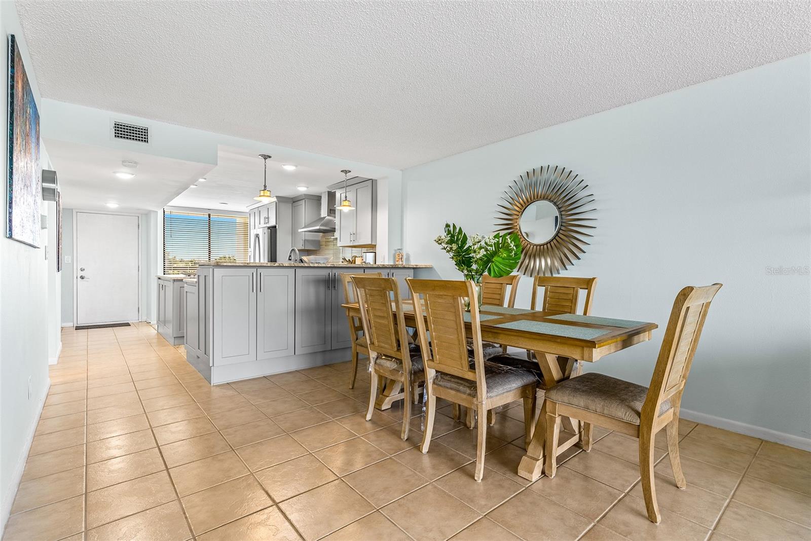 Spacious Dining Area open to the kitchen