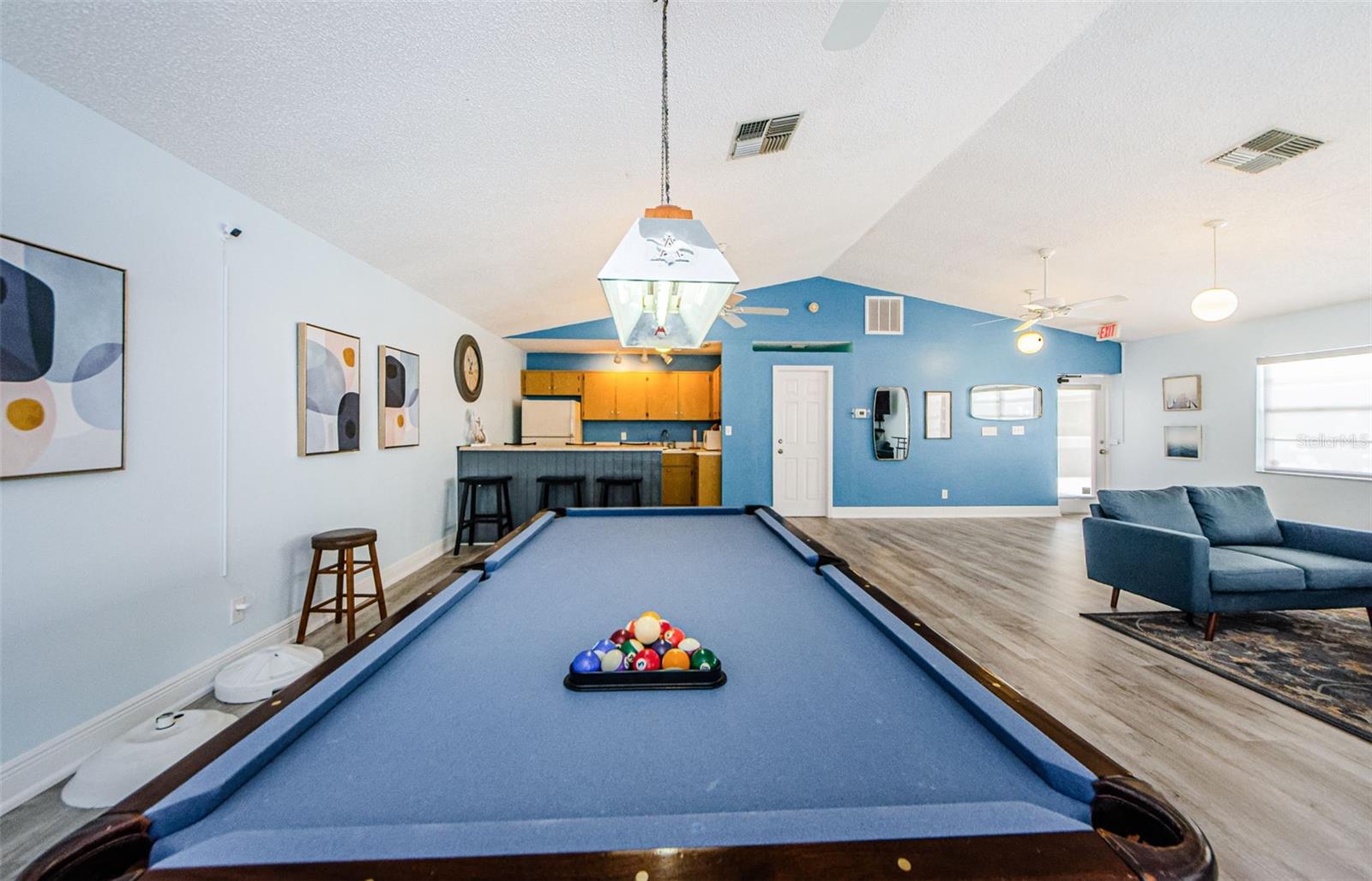 Enjoy a game of billiards in the clubhouse