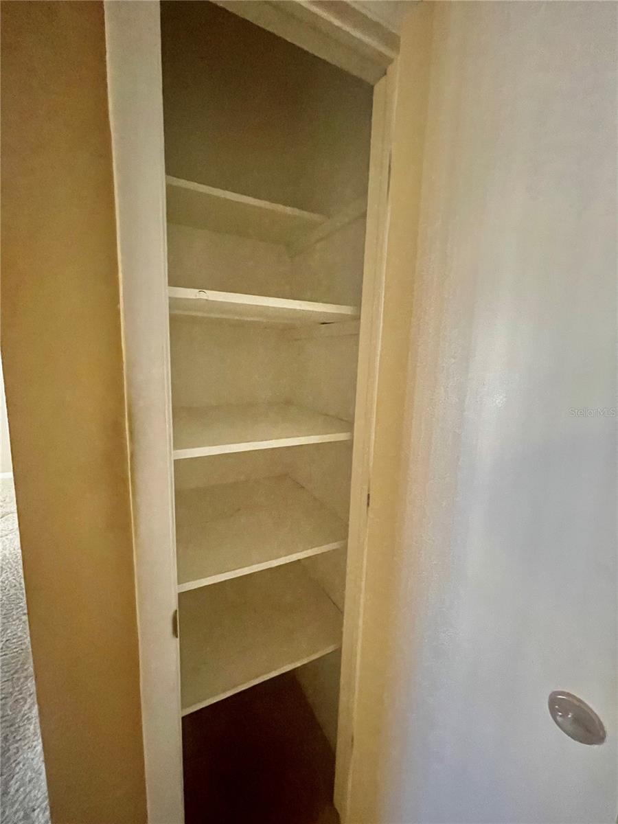 Linen Closet in the Hall