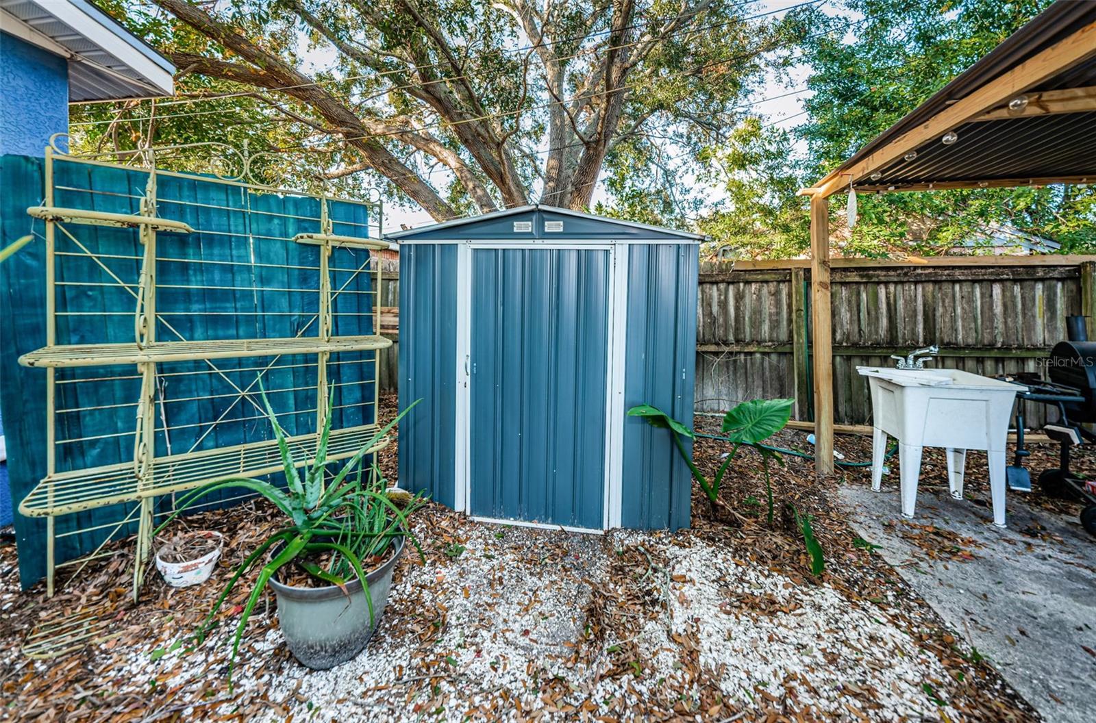 Backyard Shower and Shed