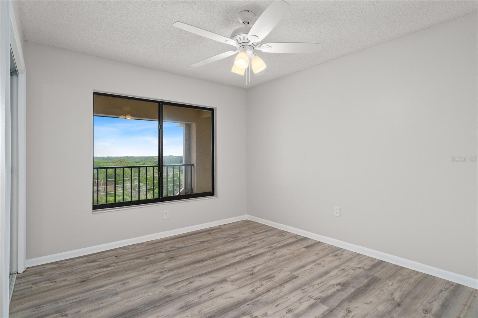 Guest bedroom with water view