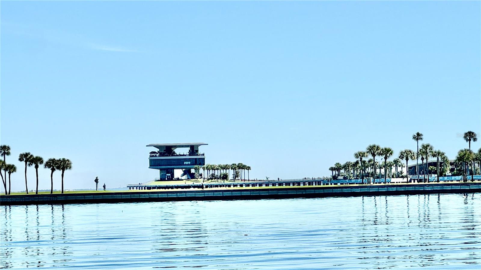 View of the Pier from the park.