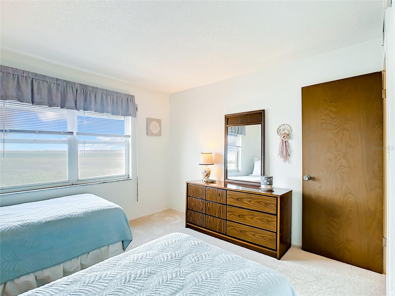 Second bedroom with views of St. Josephs Sound and N. Honeymoon