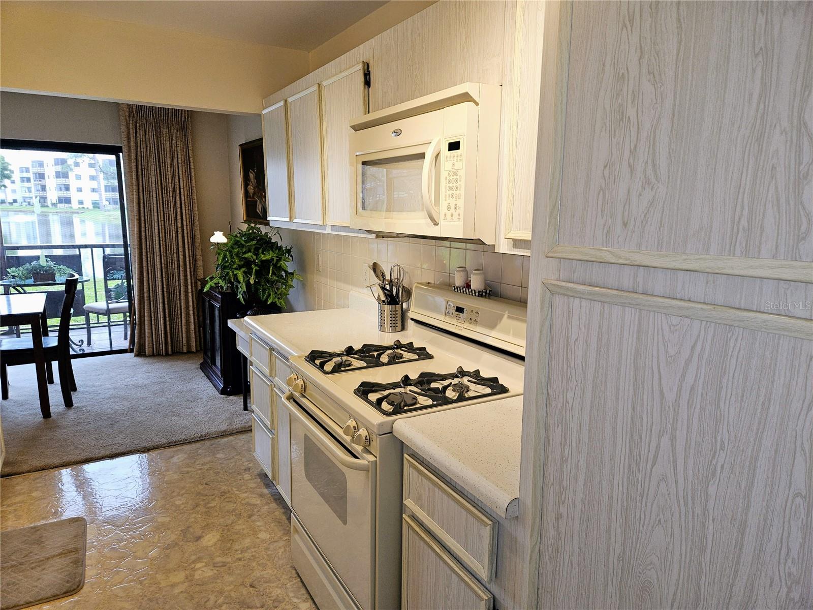 Kitchen Has Gas Range (Cost of Gas for Cooking and Heating is Included in the HOA Fees)