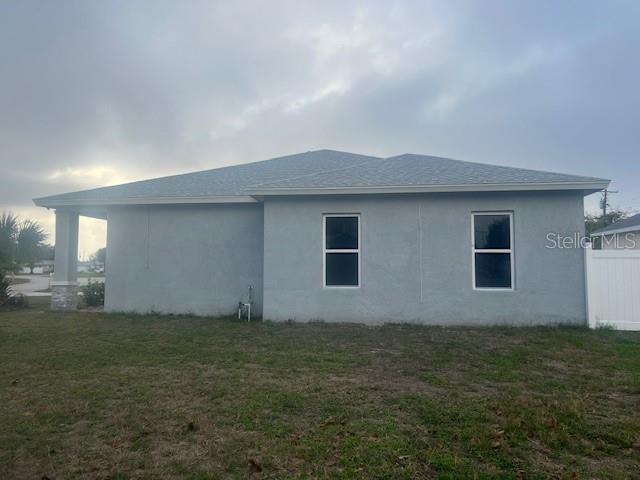 Side View of Home