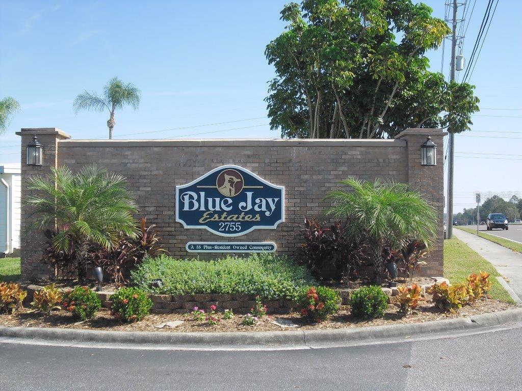 Entrance to Blue Jay Estates