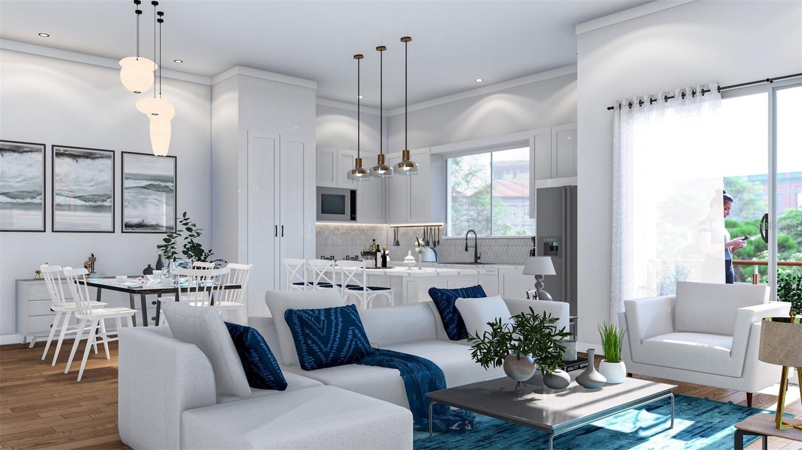 Virtual Staging Kitchen