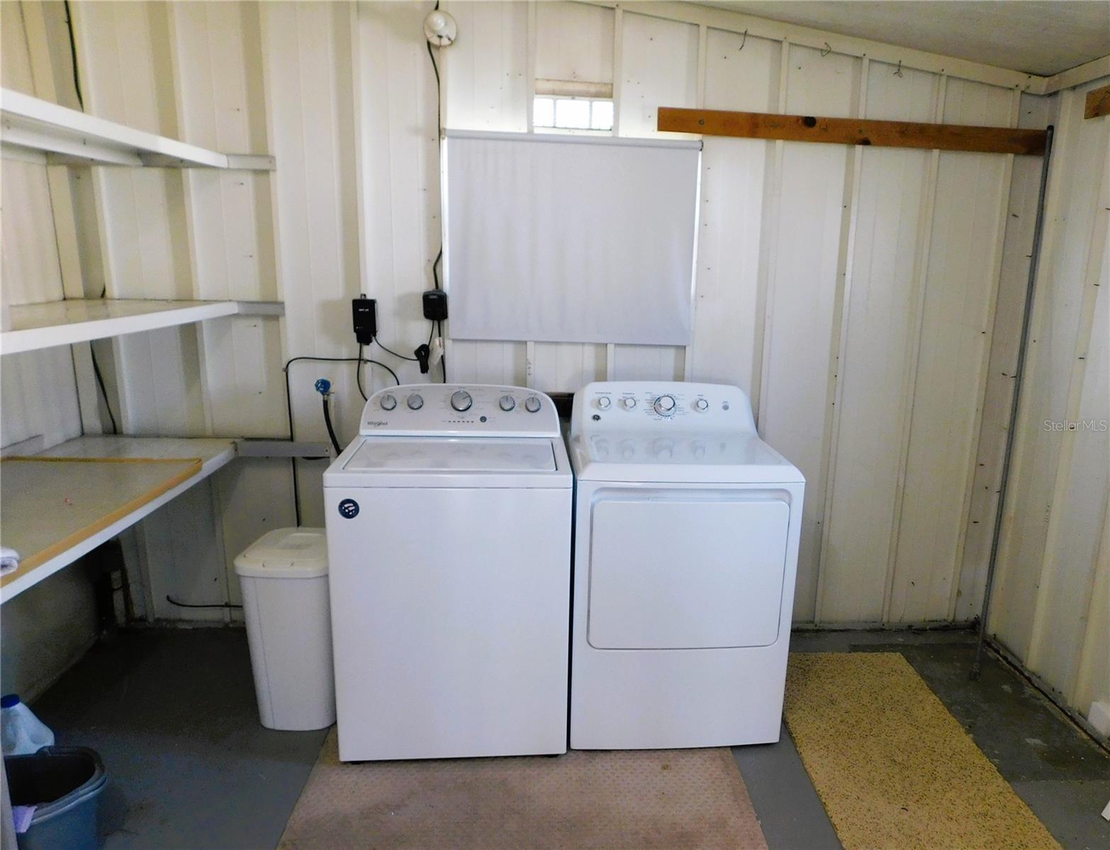 Laundry is off screen room.