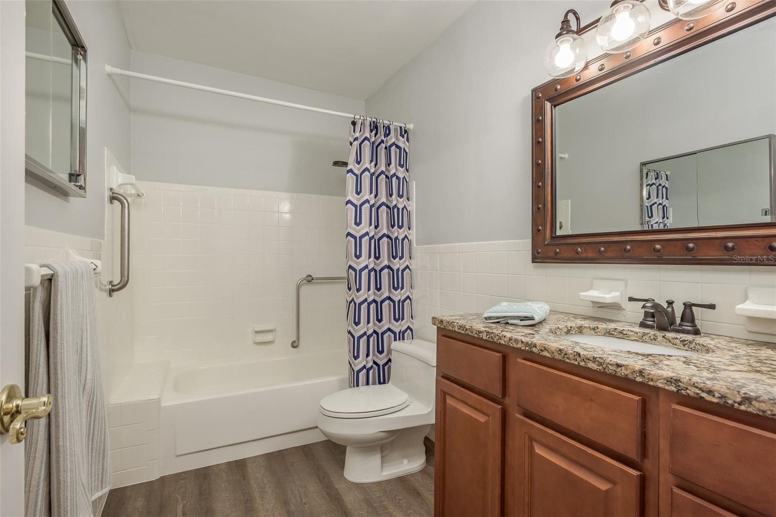 Beautifully updated guest bathroom!!
