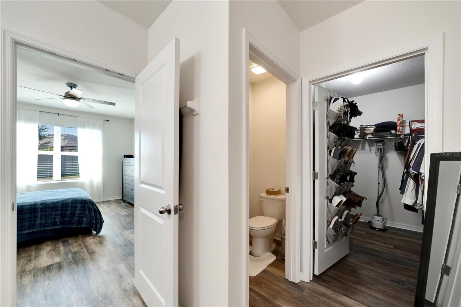 Master Bedroom - Private Water Closet - Large Walk-In Closet