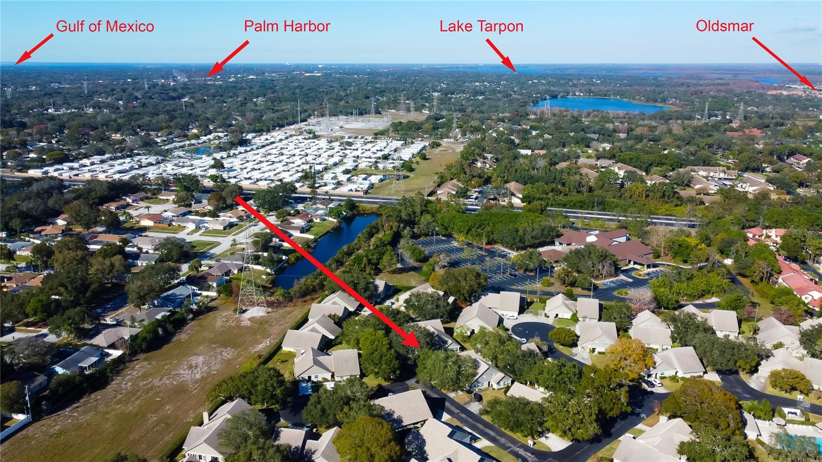 Looking Towards Palm Harbor & Beyond into Tarpon Springs!