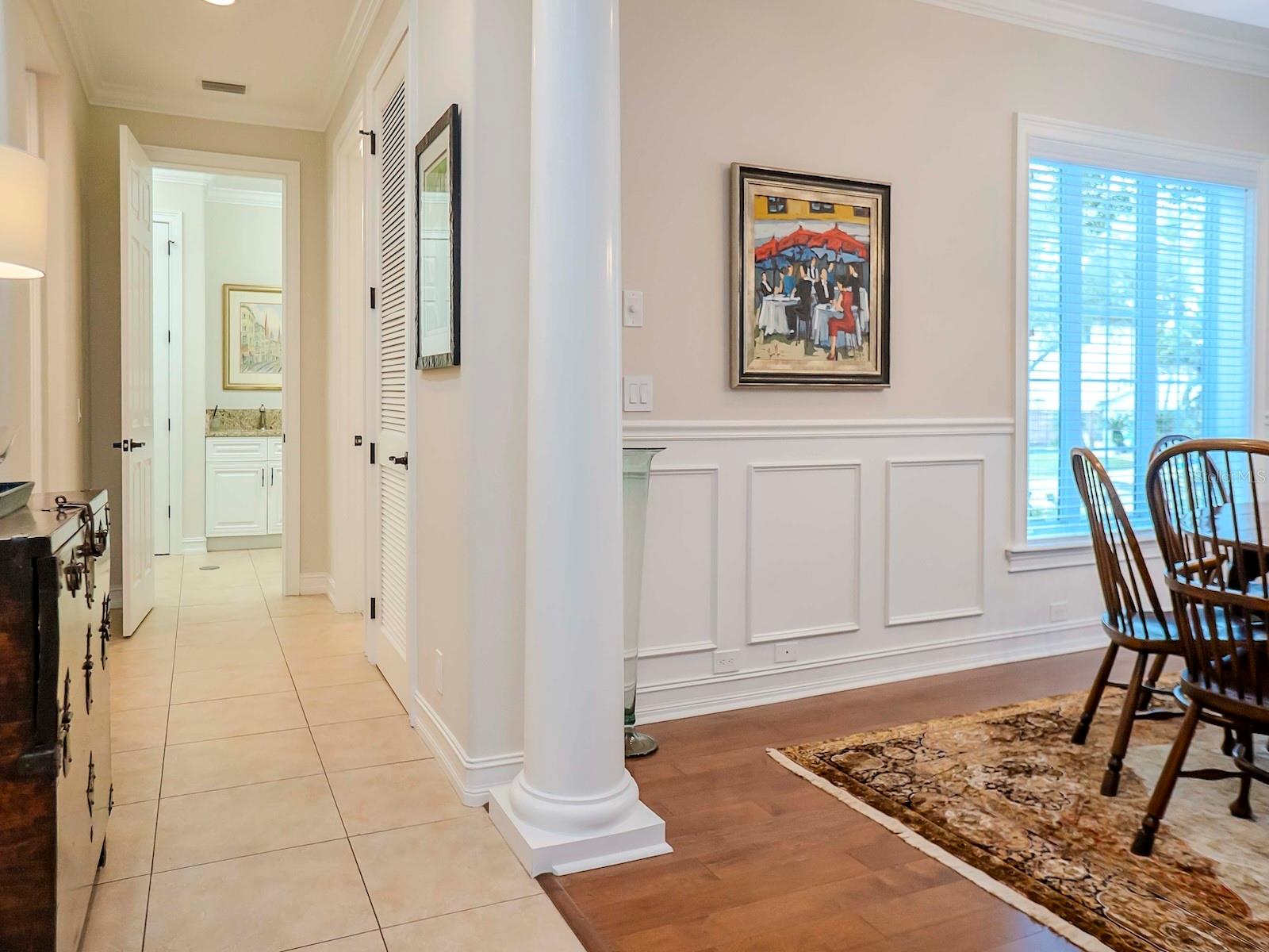 Dining Room / Hall to Laundry