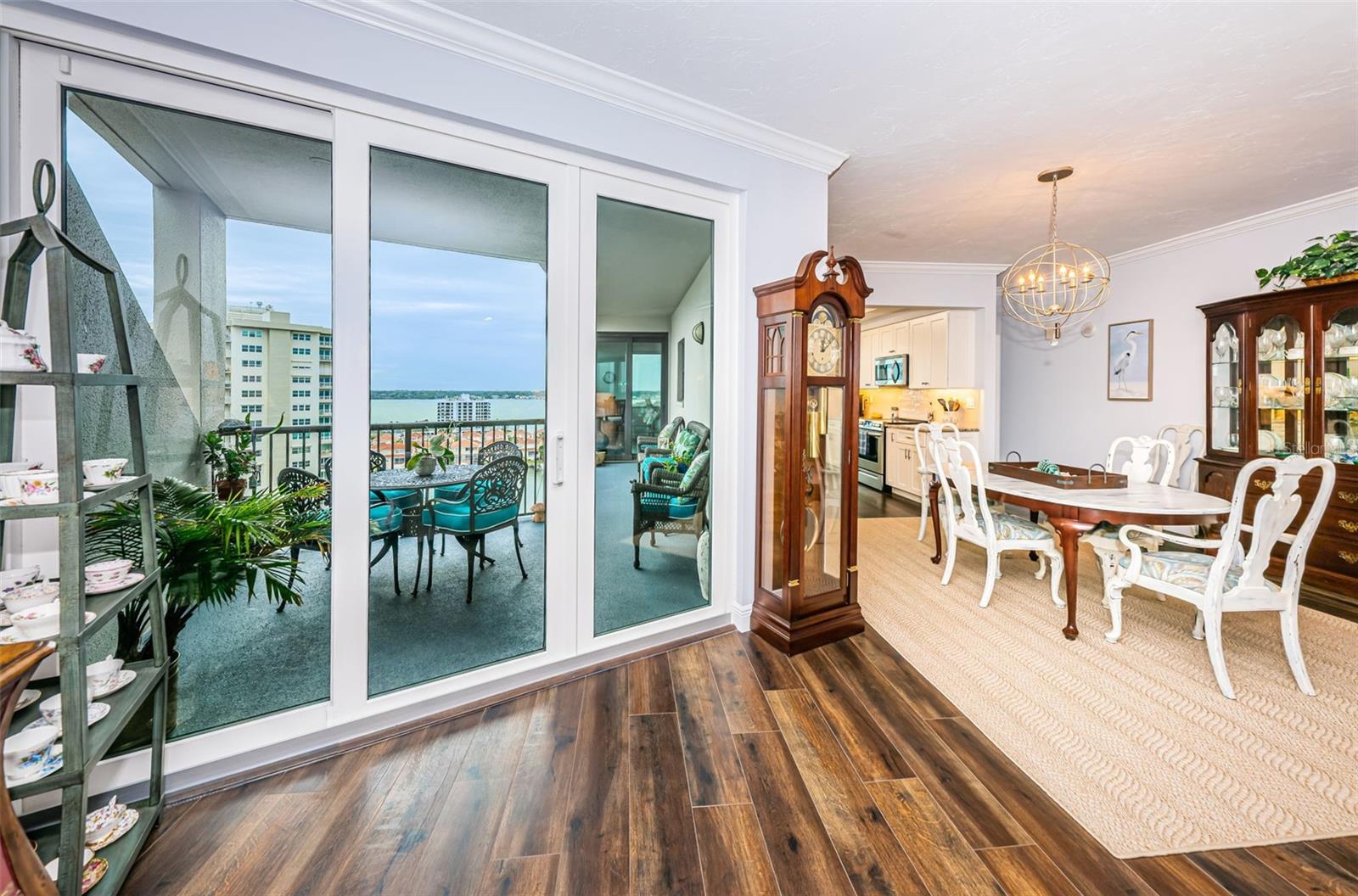 Exit the Living / Dining Areas to one of your large balcony's overlooking the Intracoastal Waterway!