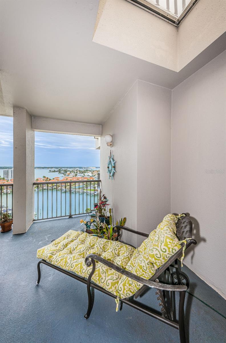 Relax and take in the sunshine on your private secondary balcony