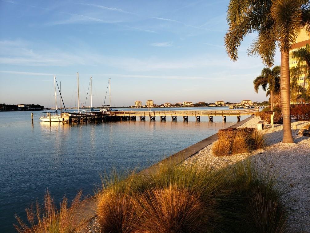 Sailboat dock