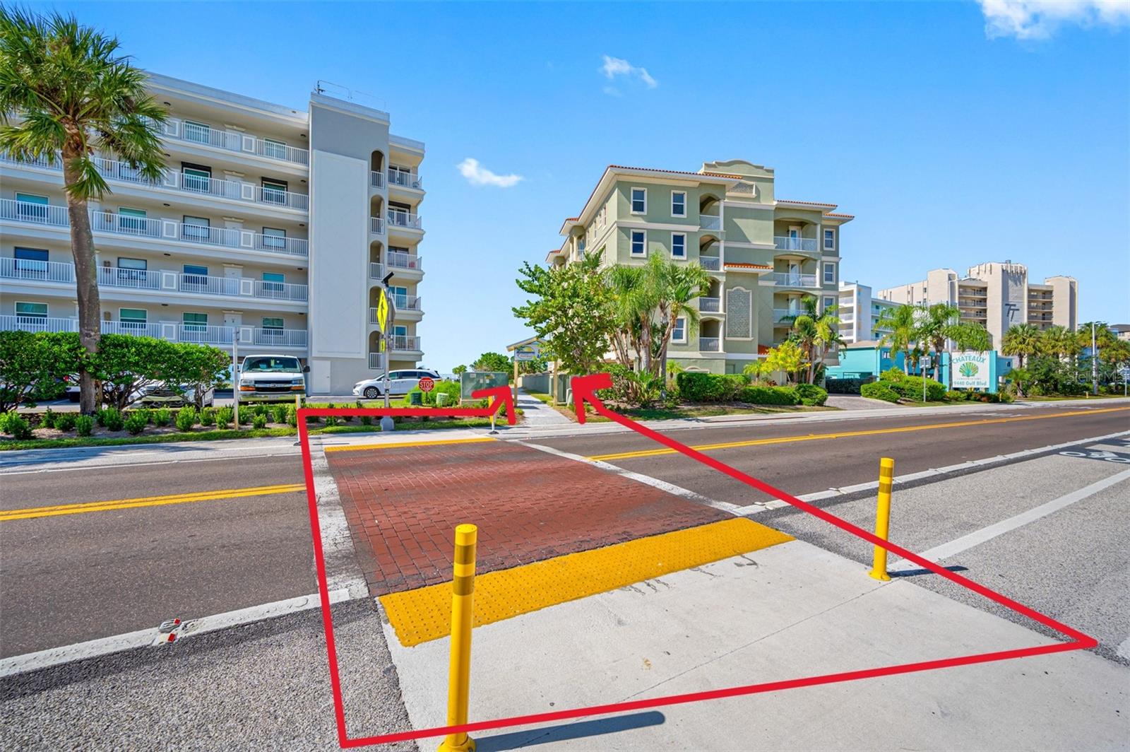 On-Demand Signal Crosswalk to Private Deeded Beach Access