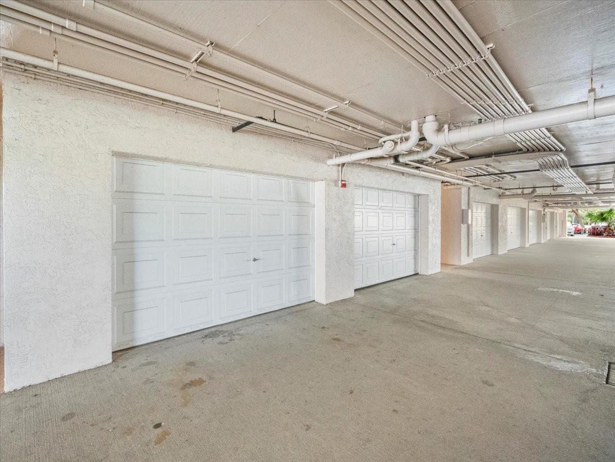 Garage #7 is the designated garage for this unit.  It is an oversized one-car garage and the refrigerator in the garage conveys with the sale.