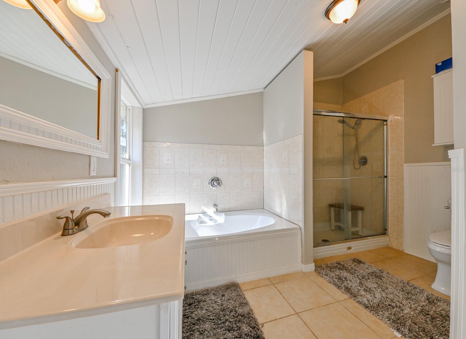 Primary Ensuite Bathroom - Separate Tub & Shower