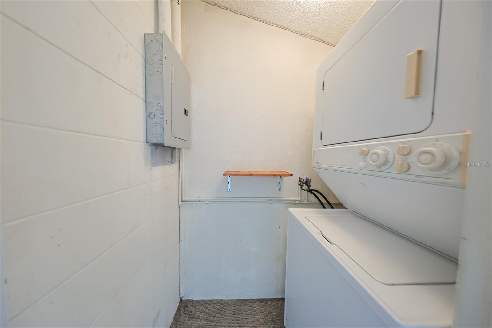 Within the Lanai, room for Washer and Dryer
