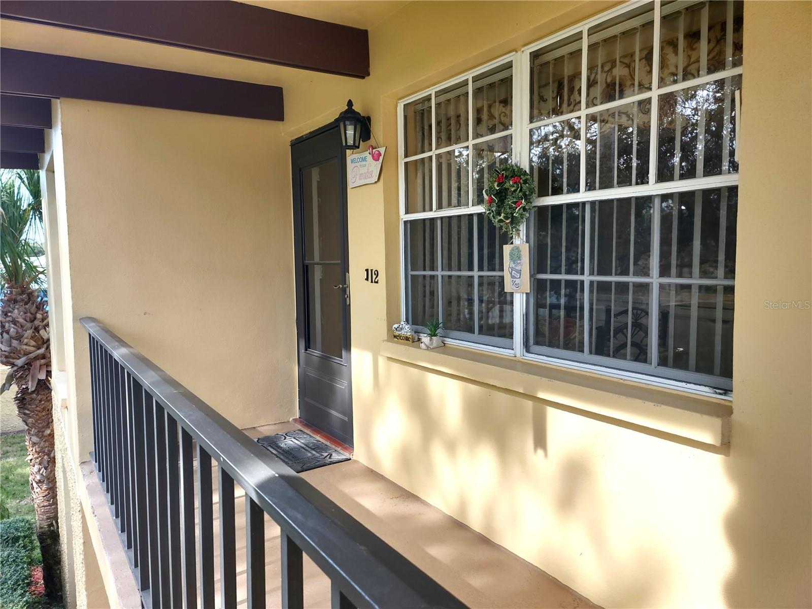 Private porch area to enjoy a scenic view of the community!