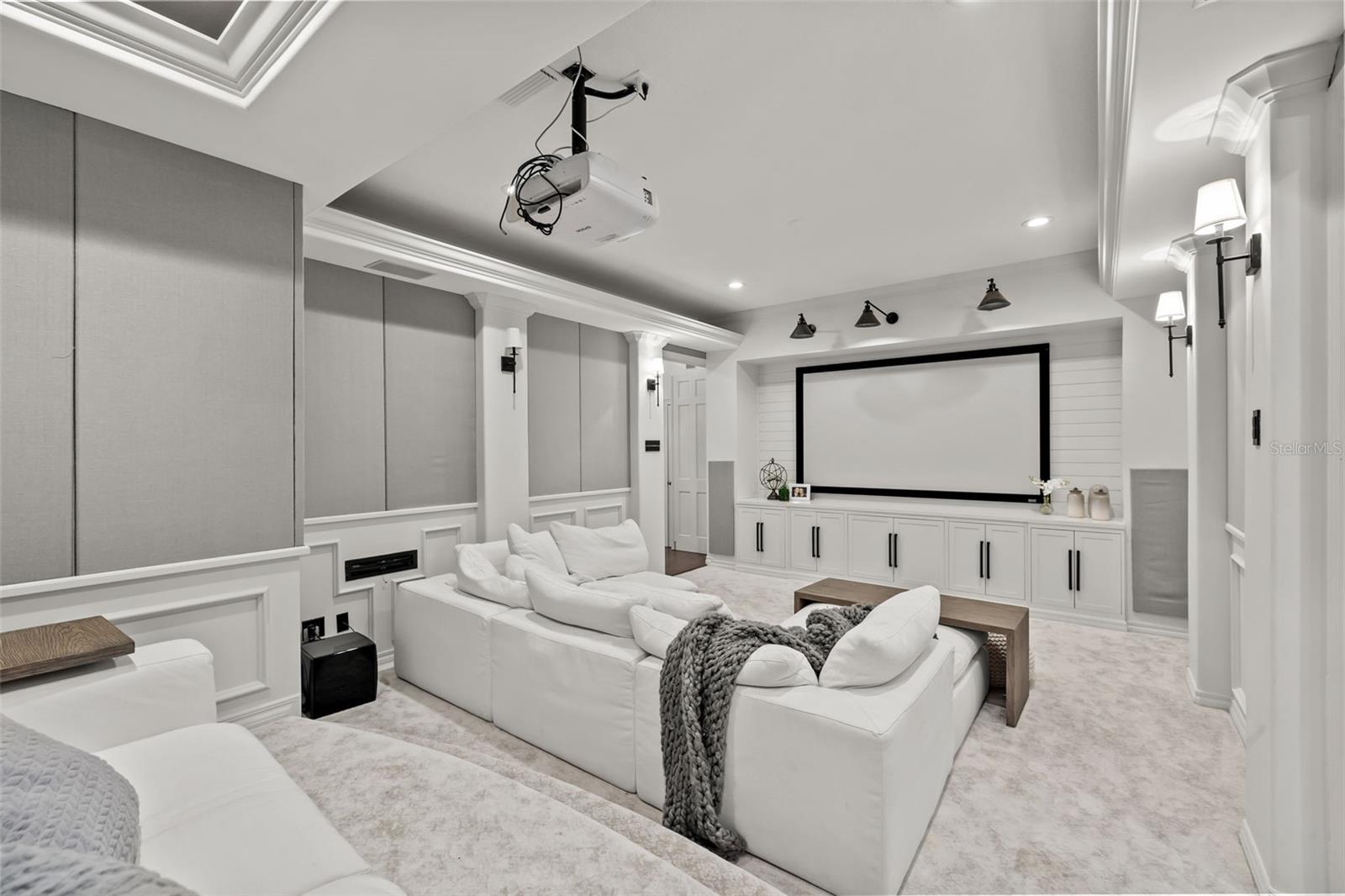 fully remodeled home theatre