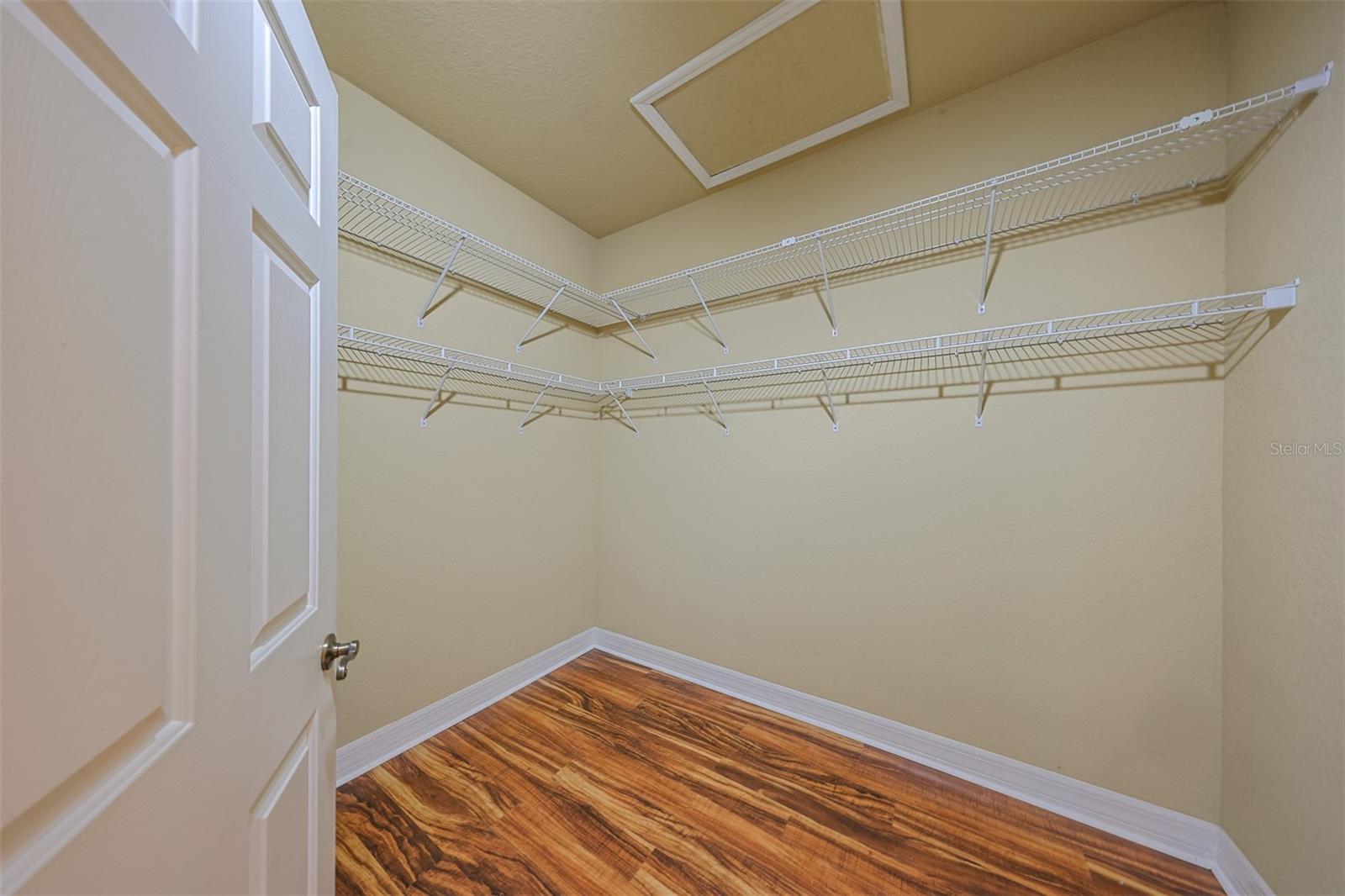 A large walk-in closet is included in the master ensuite, along with a linen closet and another wall closet.