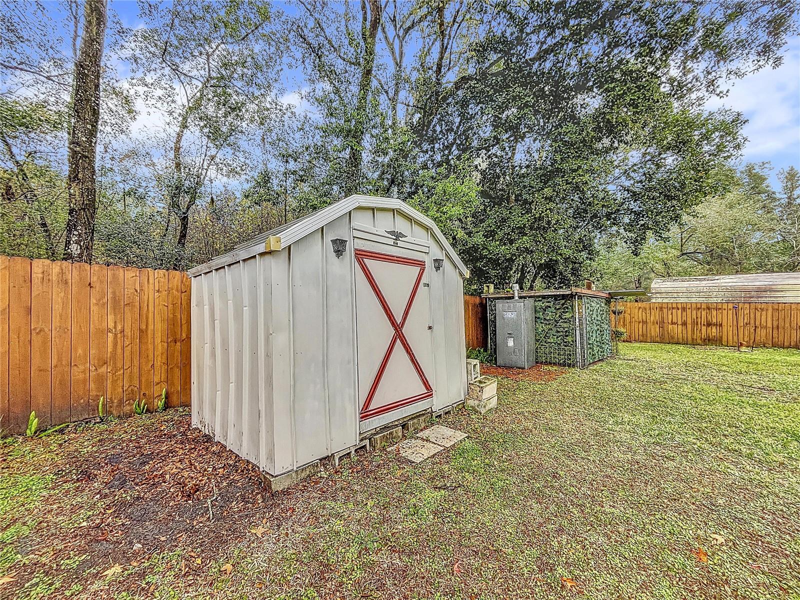 Shed at Back of Property