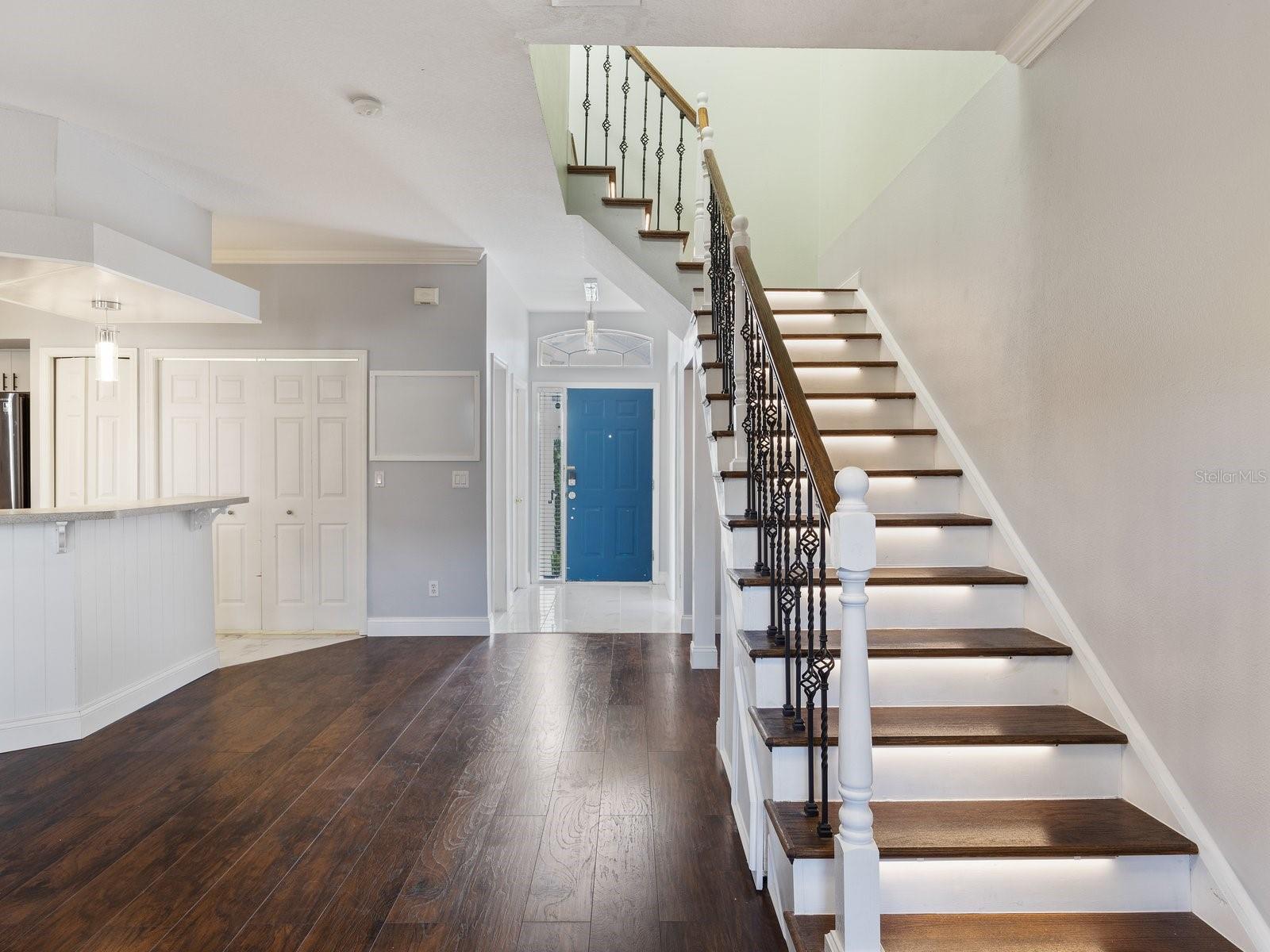 More living space provided due to staircase remodel
