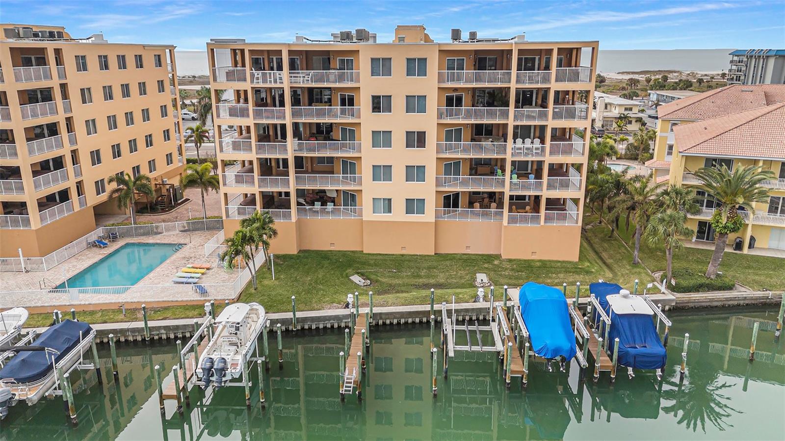 Paved entry welcomes you to your waterfront location between the Gulf of Mexico and intracoastal canal.
