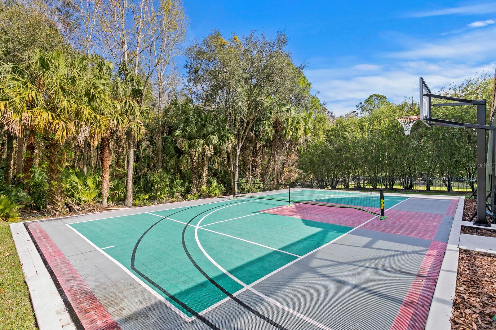 Sports Court may be used as pickle ball court
