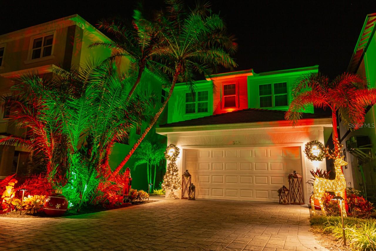 UPGRADED OUTDOOR LIGHTING ADDS FESTIVITY TO THE HOILDAYS!