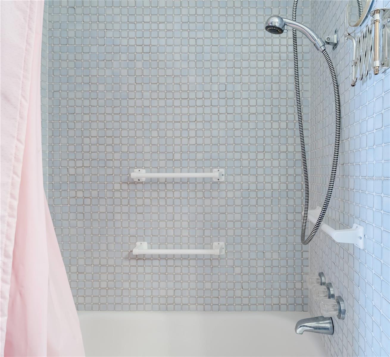 Shower safety handles