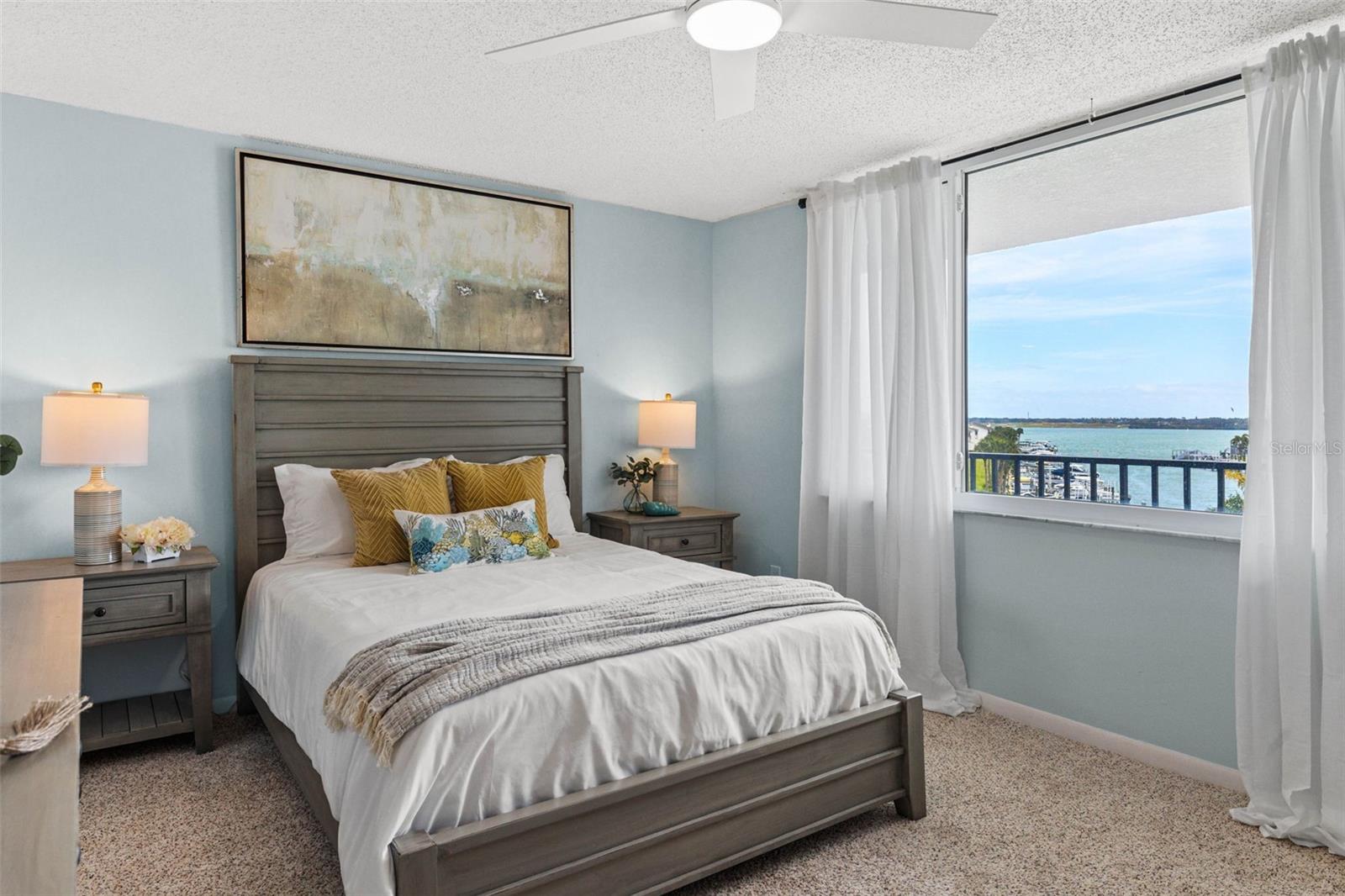 Guest Bedroom With View of Intracoastal