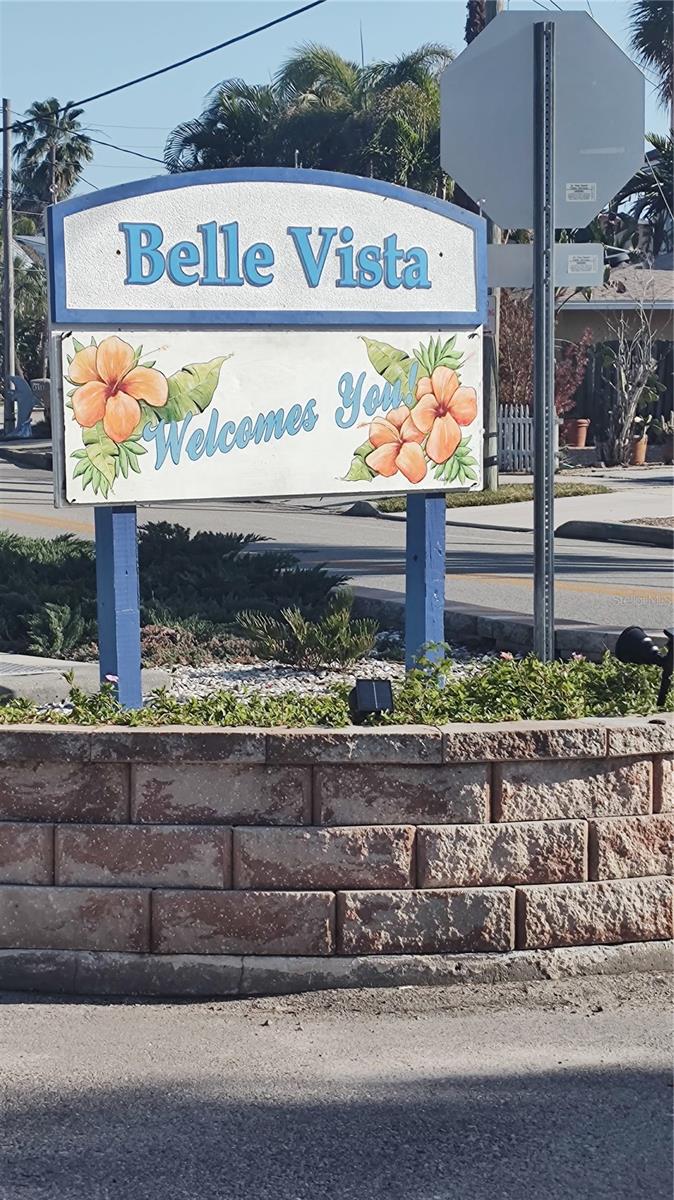 Belle Vista Entry Sign