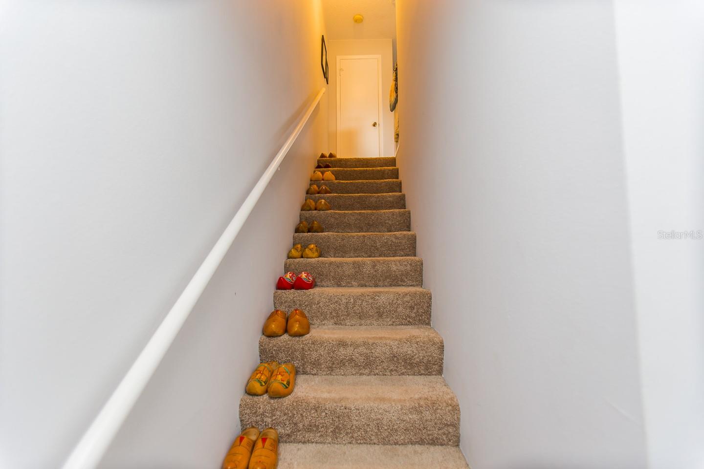 carpeted stairs for quiet living