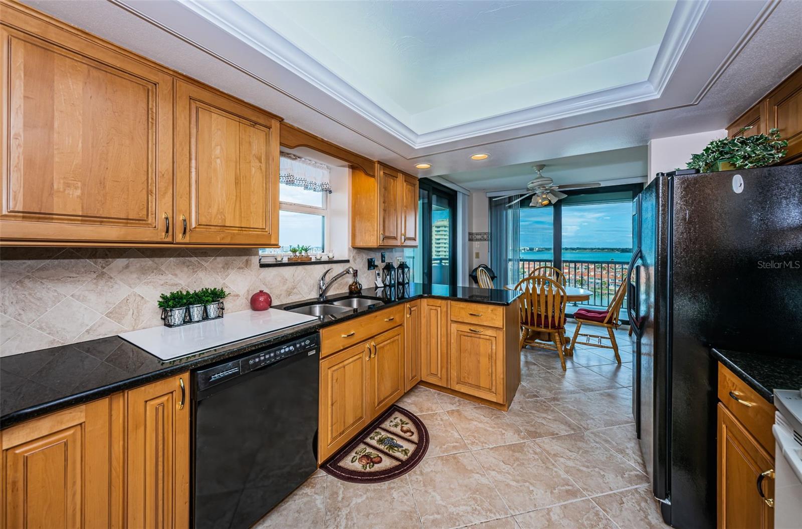 Take in the Gulf & Intracoastal views while in the Kitchen & Dining area