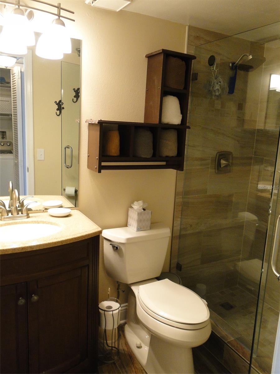 Your 2nd Bath Offers Easy access for Guests