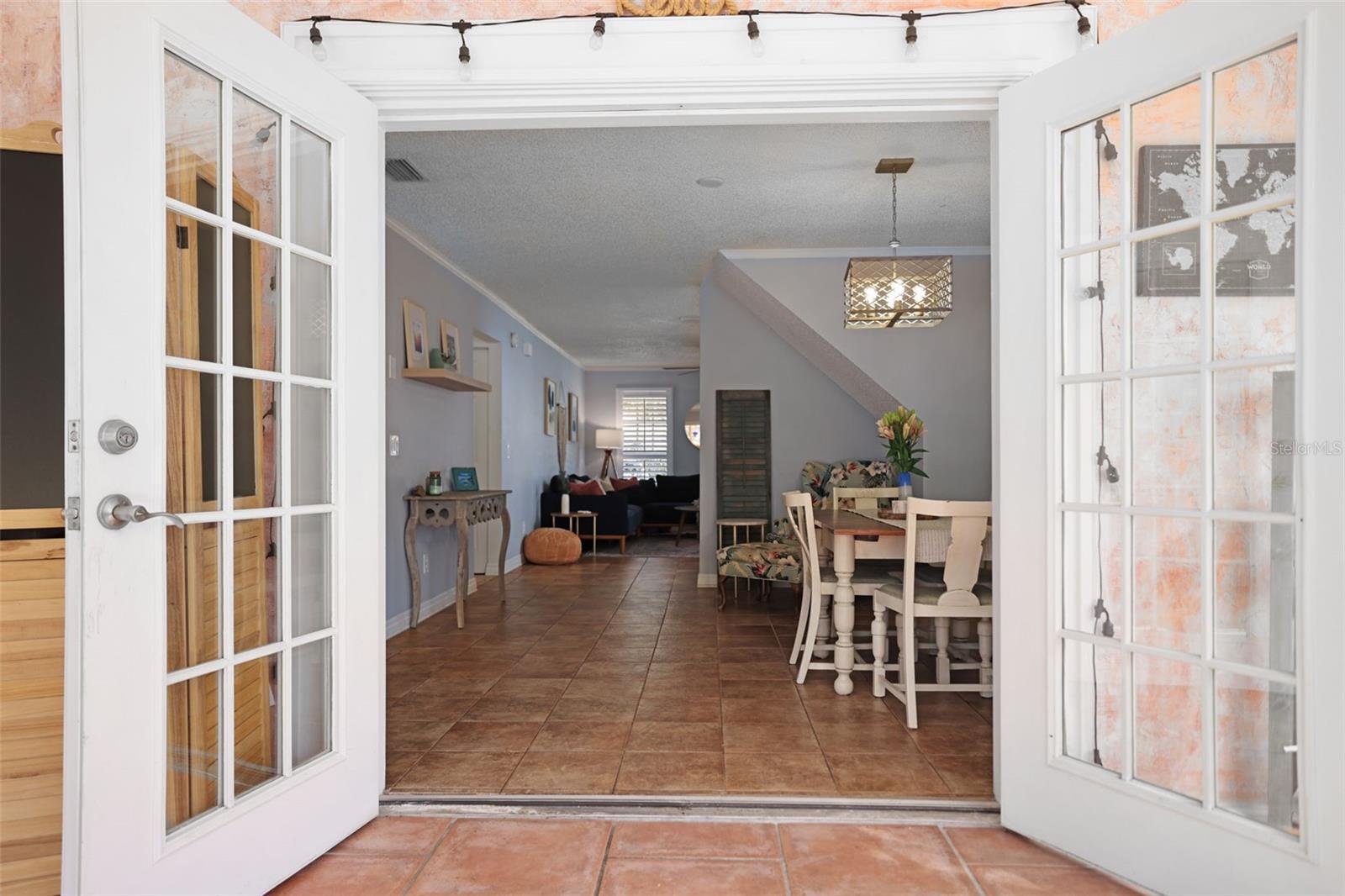 French Doors to Florida Room