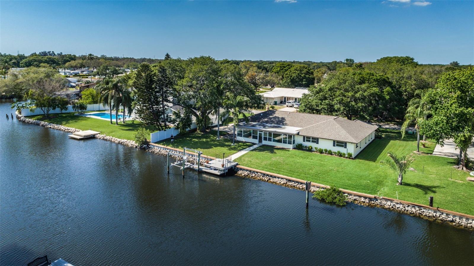 Waterfront living in a central, Clearwater location!