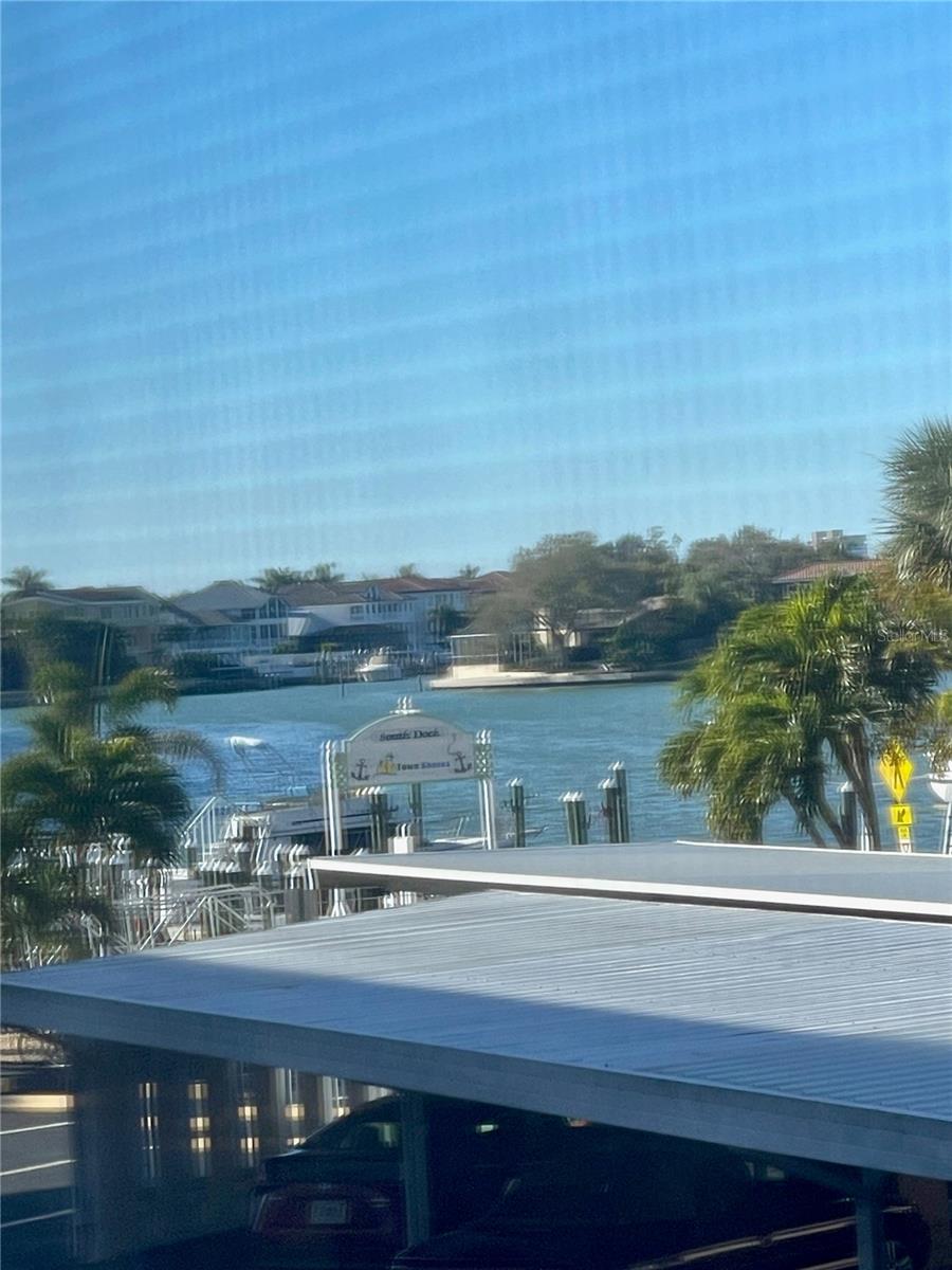 Partial water view from the Florida room!
